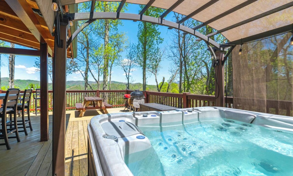 Sugar Grove Cabin | A Mtn Frame of Mind- Mountain View, Hot Tub, Game Room, Pet Friendly