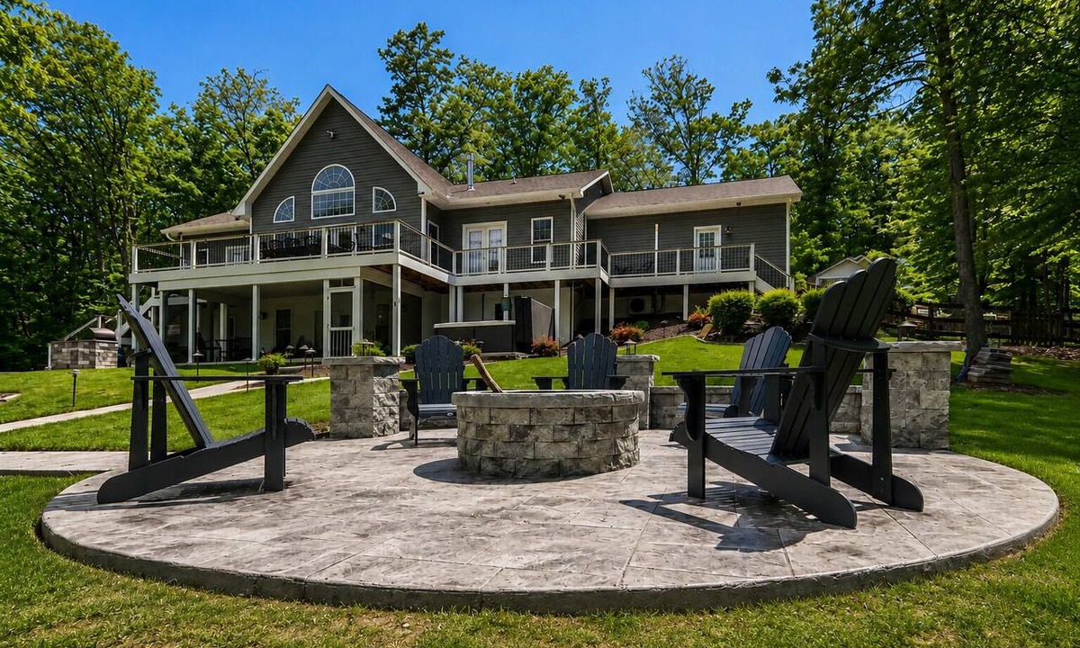 Morgan II House | Sprawling waterfront home with kayaks, game room, and hot tub