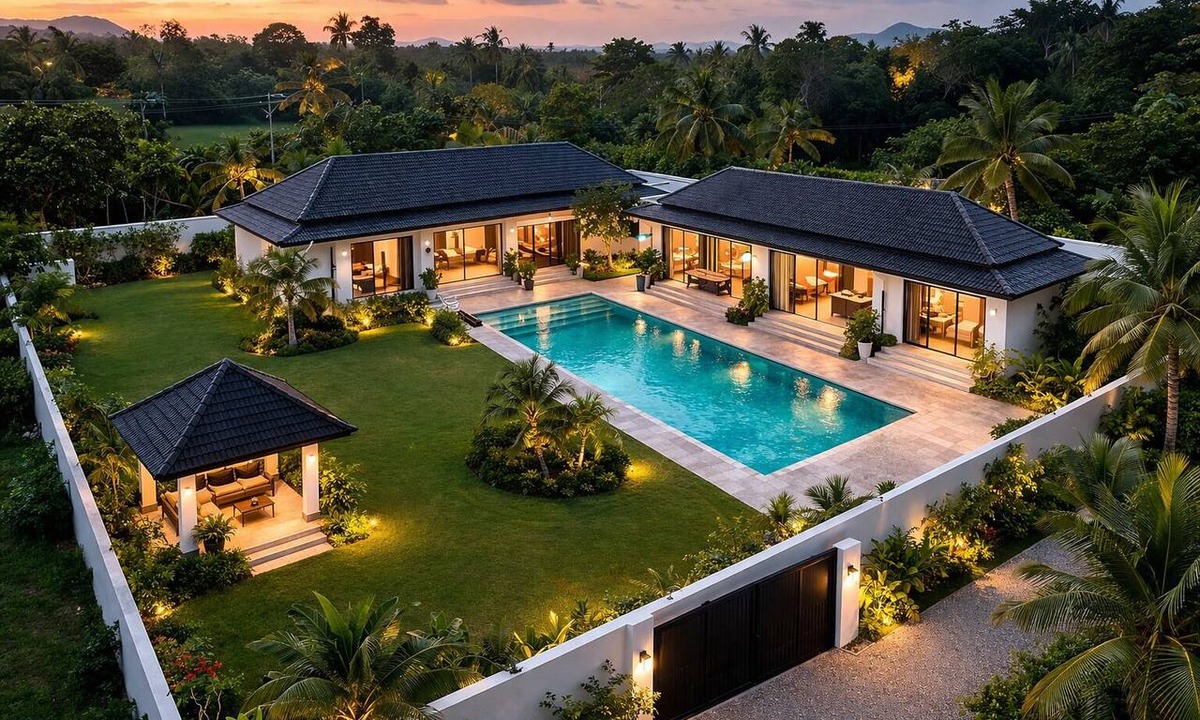 Choeng Thale Villa | Villa Lotus Heaven -Private 4BR Pool Villa. Phuket, Laguna area