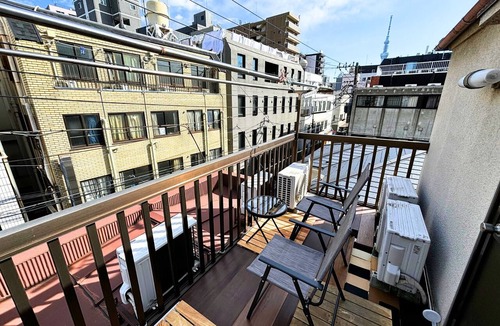 Kiyokawa House | 15 minutes to Asakusa/9-minute walk from the nearest station/Maximum capacity: 14 guests/Entire property rental/Luxury designer villa/Parking lot next door