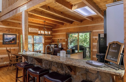 Seven Devils Cabin | 4-Bed/Bath Cabin: Hot Tub, Game Room, Pet-Friendly!