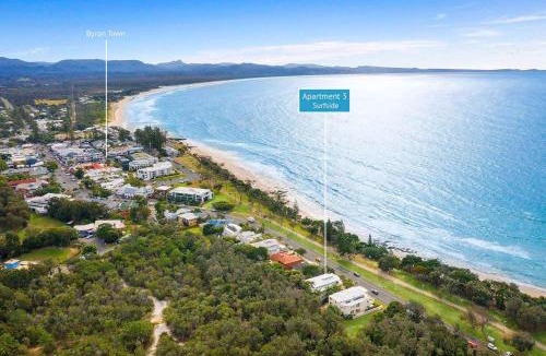 Byron Bay Apartment | Apartment 3 Surfside - beachfront with ocean views