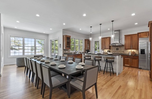 Denver House | Beautiful Waterfront Home with Pool/Hot Tub/Firepit/Kayaks/Arcade - Ideal for up to 14 Guests