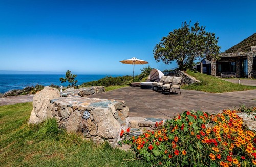 Big Sur House | Big Sur Beautiful Ocean View Private Stone House Estate Monthly Booking