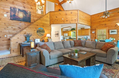 Clarkesville Cabin | Breathtaking Views for Family & Friends to Gather