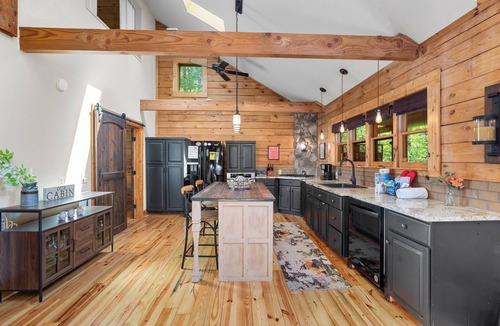 Rutherfordton Cabin | Chalet Vie at Lake Lure | Hot Tub | Fire Pit | Dog Friendly | Sleeps 7