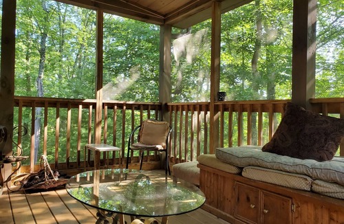 Bristol Cabin | Cozy Cabin on 11 acres w/Lake&Mtn Views. wifi, great cell svc. & moderated AC.
