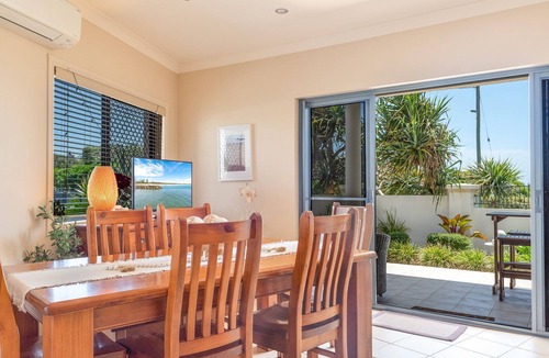 Evans Head Apartment | Downstairs beach unit opposite Airforce Beach with pool, BBQ deck, linen included, and easy access t