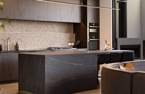 Frankton House | Elevated Elegance is a luxury retreat with dramatic views of the lake & mountains.