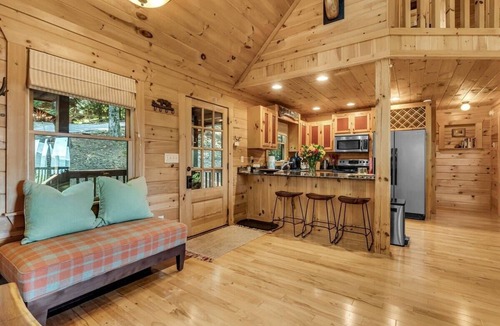 Walnut Mountain Cabin | Ellijay Cabin: Mountain Views, Hot Tub, Fireplace, Game Room!