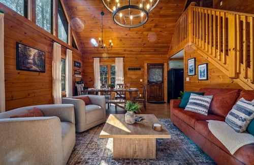 Gatlinburg Cabin | Freshly Designed! Hot Tub, Pool, Game Rm, Fishing!