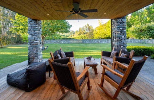 Arrowtown House | Karavanserai | Luxury Estate, Outdoor Fireplace