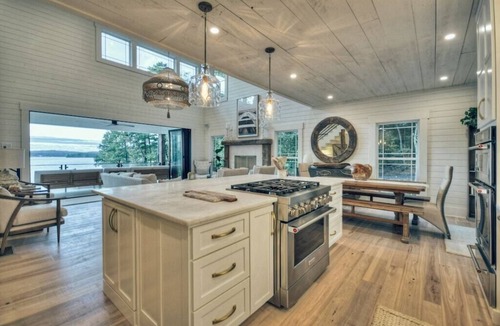 Morganton House | Lake Front Luxury Pool Hot Tub Dock Summer booking