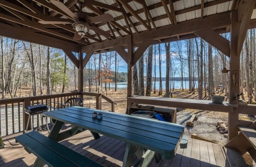 Nebo House | Lakefront, private cove w/creek