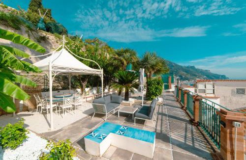 Ravello Villa | Luxury Seaview Villa with Jacuzzi, Sauna, Gym & Parking in Amalfi Coast - Villa Dorotea
