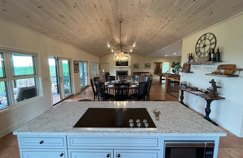 Gatlinburg House | Mobility friendly smoky mountain vacation rental! 180° views, 3 covered porches