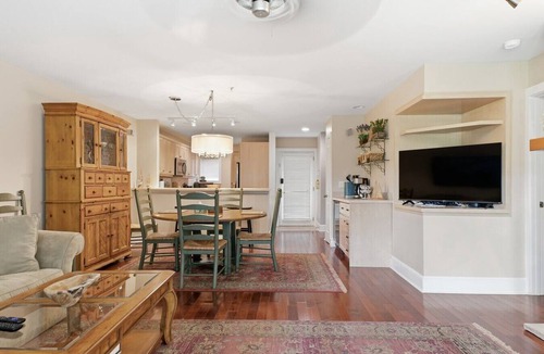 Foscoe Condo | Peaceful Timber Views, Fireplaces, Decks & Comfort