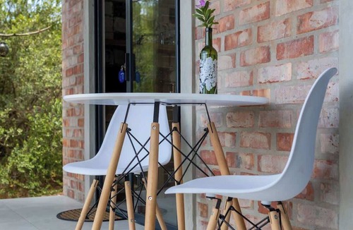 Plettenberg Bay Cabin | Pine Forest Retreat Cabin Verandah + Braai