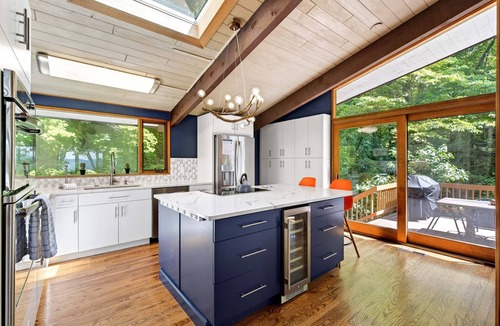 Fairview House | Retro Metro Deck House | MCM Gem with Hot Tub & Spectacular Views!