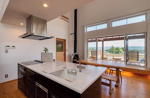 Azumino House | Sauna available Private Villa with views of the /Azumino City Nagano