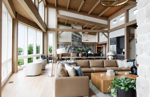 Banner Elk House | Take a Deep Breath at Eagles Nest - sleeps 26, sauna, views, hot tub, games