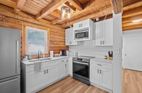 Old Fort Cabin | The Big Smokey cabin w/HOT TUB and Rec Room