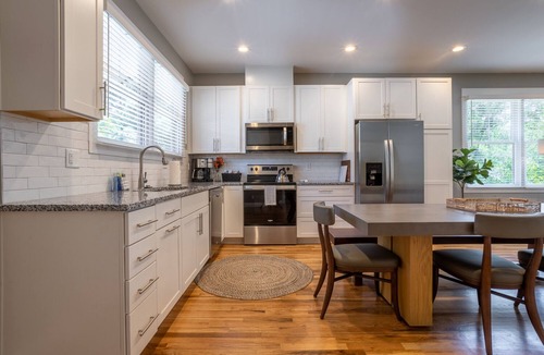 Woodfin Villa | The Sunny Side | Luxury Asheville Villa with Hot Tub & EV Charger