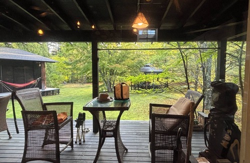 Kitasaku-gun House | Tranquil Karuizawa Hideaway with Private Garden, Hammock & Outdoor Space