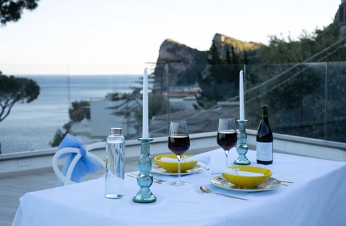 Marina del Cantone Villa | Villa by the beach with sea-view and Luxury amenities
