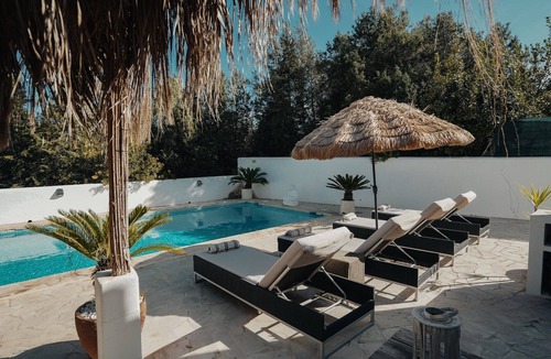 Sant Rafael de Sa Creu Villa | Villa 'Carol' with Private Pool, Wi-Fi and Air Conditioning
