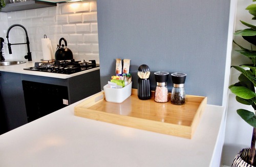Strand Apartment | Yellow Couch Studio Apartment Strand,Cape Town with 1 KingBed, WiFi access