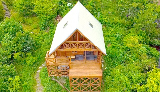Amazing ocean view A relaxing villa with private onsen and saunaPets ok BBQ ok Tent Sauna /Kamo-gun Shizuoka