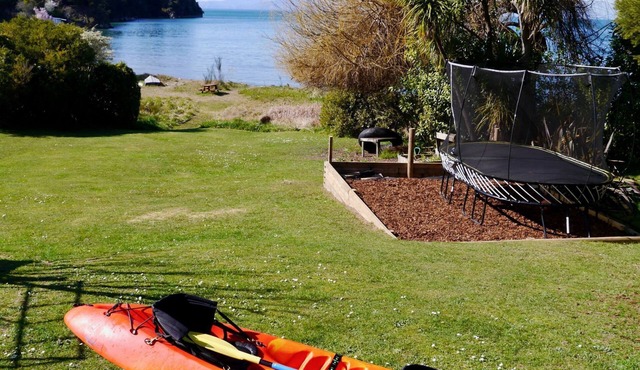 Beachfront Playground is a large family home with direct beach access