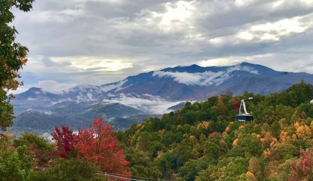 Breathtaking View of Gatlinburg`s Smoky Mtns!