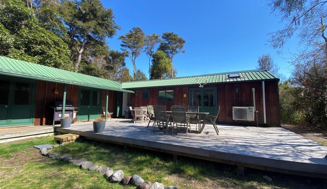 Close to the river, 11 TeAho is a family lodge with plenty of character