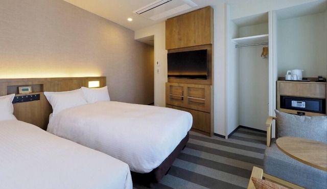 Deluxe Plus Room 2 Single Beds @Hotel Yokohama Japan