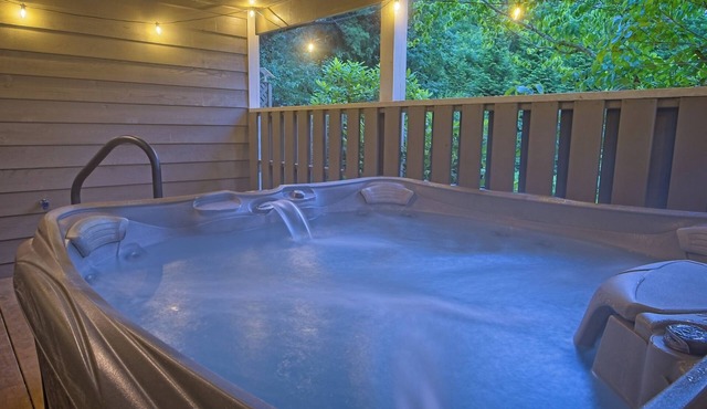 Hot Tub · Fire Pit · EV Charger · Near Asheville
