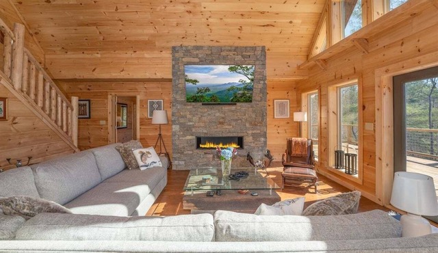 Log Cabin, Fire-pit,Pool Table,Private, Ping-Pong
