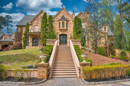 Luxury 9BR Atlanta Mansion with Pool Theater and Gathering Space