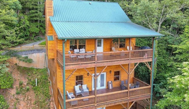 Mountain View Log Cabin, Game Room, Dog Friendly