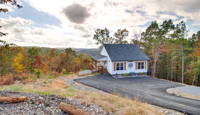 Mtn‑View Cabin w/Game Room, Hot Tub & Fire Pit