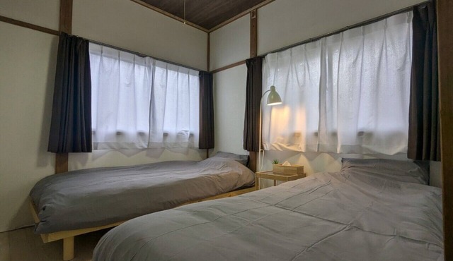 Parking available! Private ryokan for large groups staying without meals: Shunsatsu Shuyu~SHIKI~ (Japanese only)