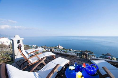Perla nel blu, villa affacciata sul mare