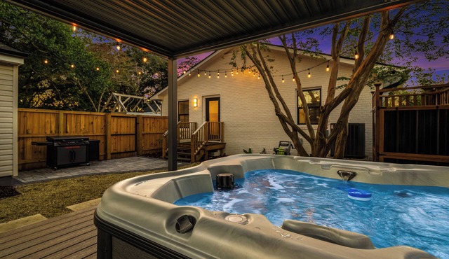 Private Hot Tub! | The Edge Modern at Park Circle in North Charleston