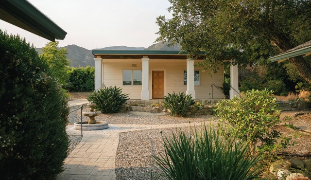 Private Montecito Orchard Guesthouse with Hot Tub and Ocean View in Montecito
