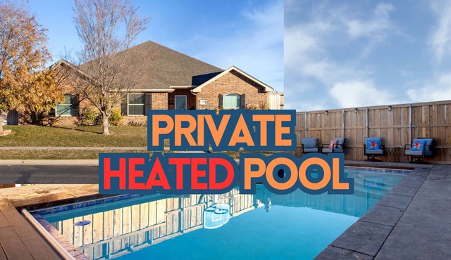 Private Pool, BBQ, Workout area, KING Beds, Park across street+ basketball court in Amarillo