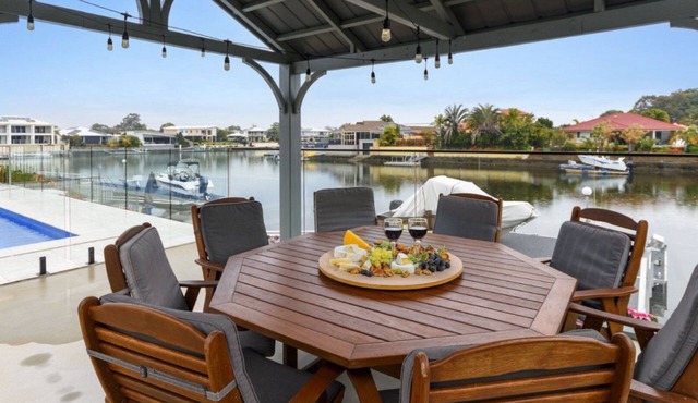 Relax Poolside by the Canal