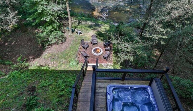 River Spirit by Mountain Oasis | Creekfront Trout Fishing Cabin in Ellijay, GA