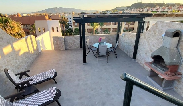 Spectacular duplex penthouse with private pool! in Vera-Playa