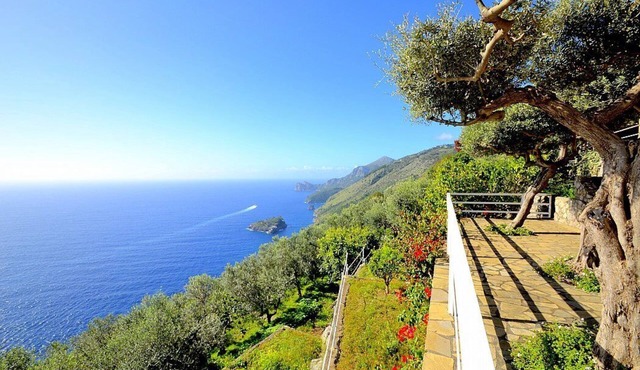 Villa Irta: A bright and sunny two-story villa built sheer above the sea, with Free WI-FI.
